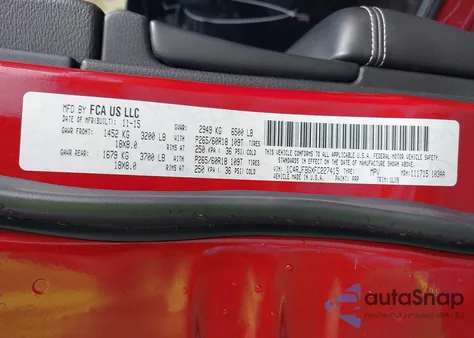 2015 Jeep Grand Cherokee Limited from USA, damaged, VIN 1C4RJFBGXFC227415